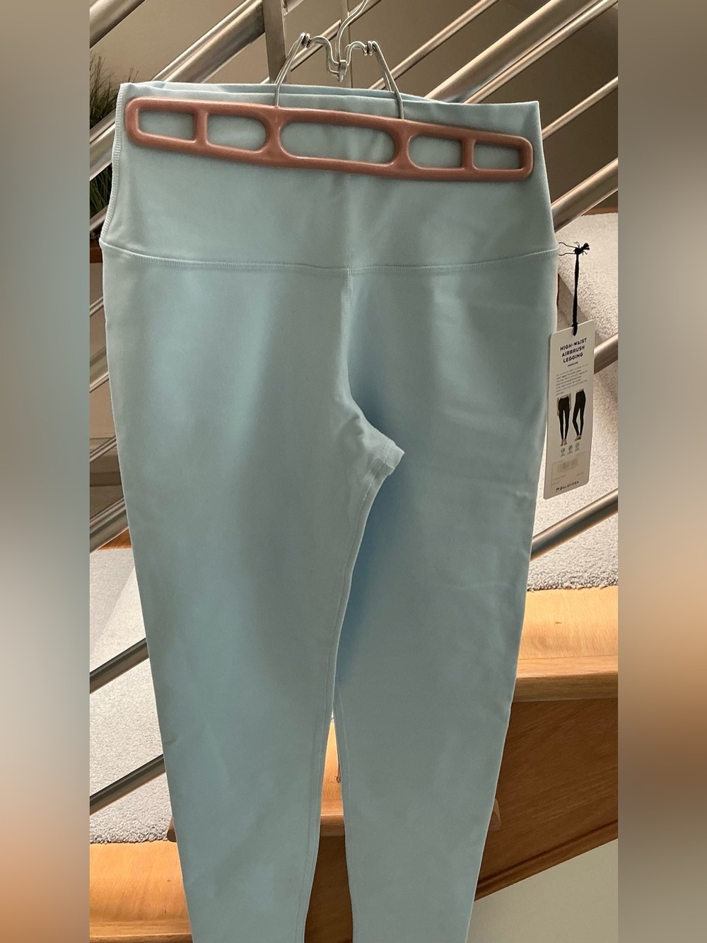 ALO Yoga High-Waist Leggings in Light Blue